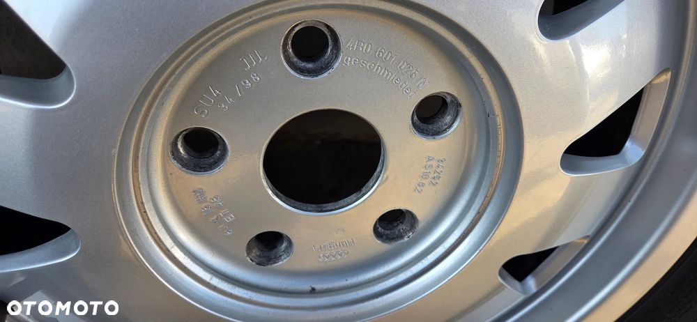 Felgi aluminiowe koła opony wielosezon Audi A4 B5 A6 C5 5X112 15" kpl - 9