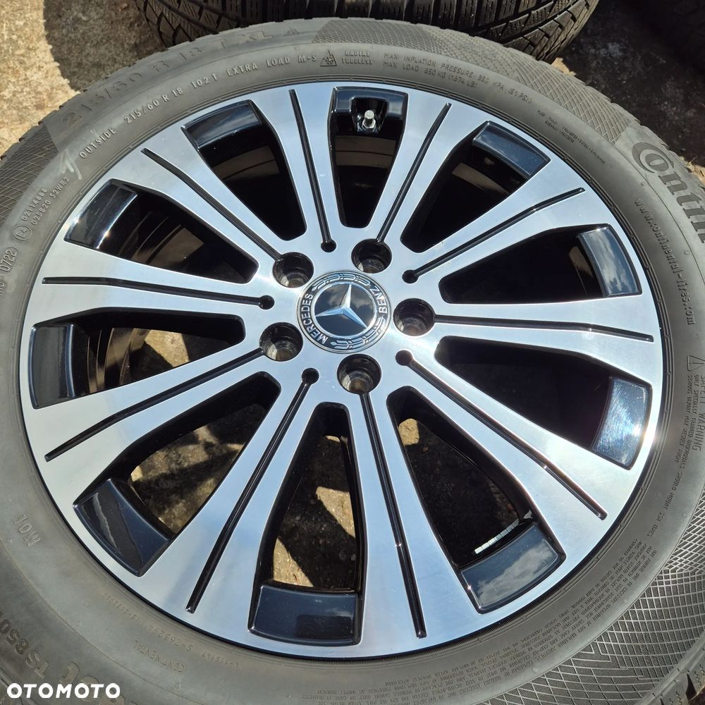 ZIMA KOŁA 215/60 R18 ORYGINAŁ MERCEDES EQB EQA W243 GLA GLB GLK +CZUJNIKI - 4