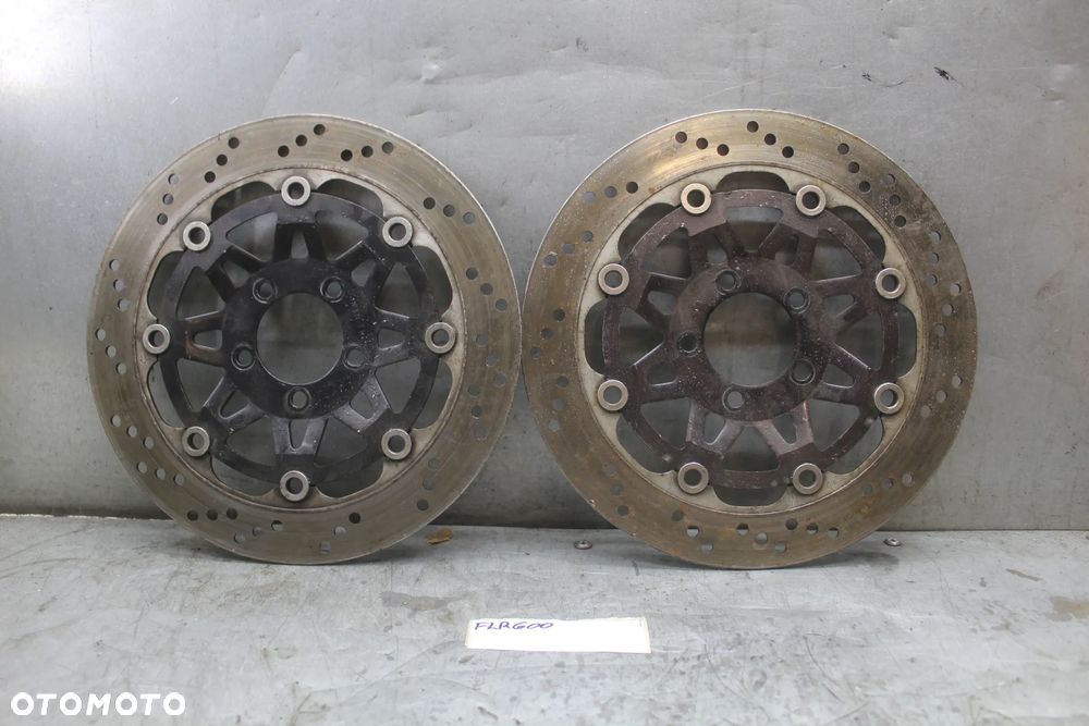 Yamaha FZR 600 Genesis Tarcza hamulcowa przód lewa prawa tarcze komplet - 1