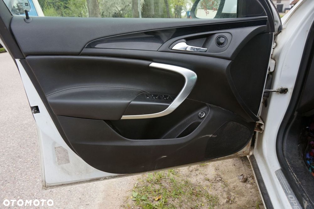 DRZWI PRZEDNIE LEWE INSIGNIA A I KOMBI Z40R  BIAŁY OPEL 2008-2013 - 6