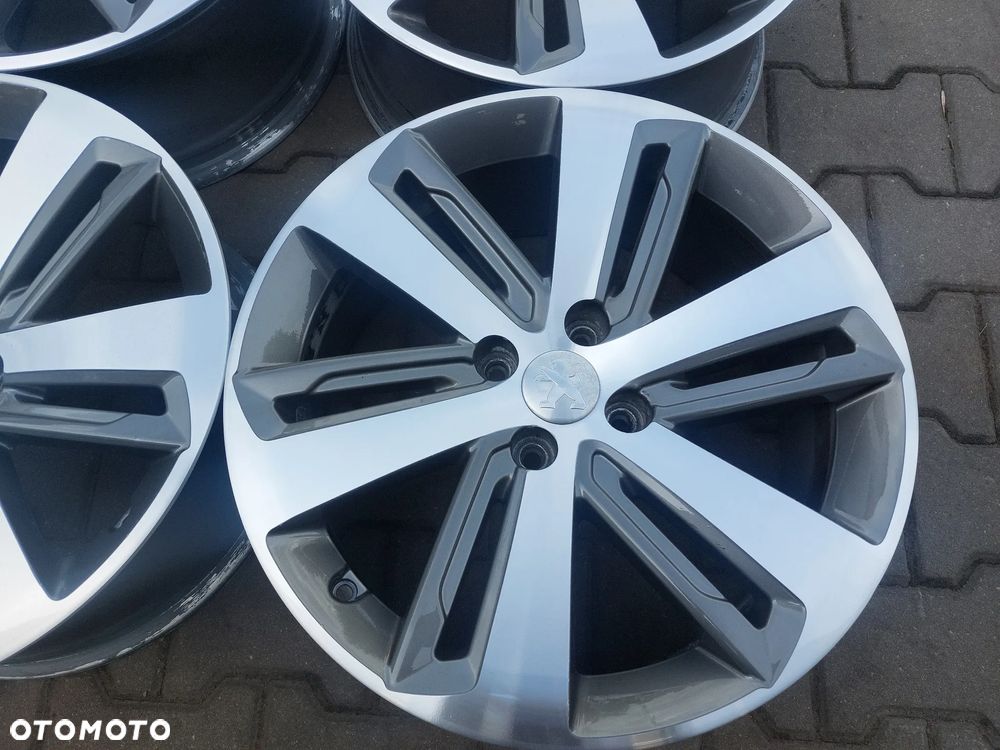 PEUGEOT 2008 3008 5008 FELGI ALUFELGI R18 7.5J ET29 4X108 OE PEUGEOT 9802462477 JAK NOWE! PROSTE! - 3