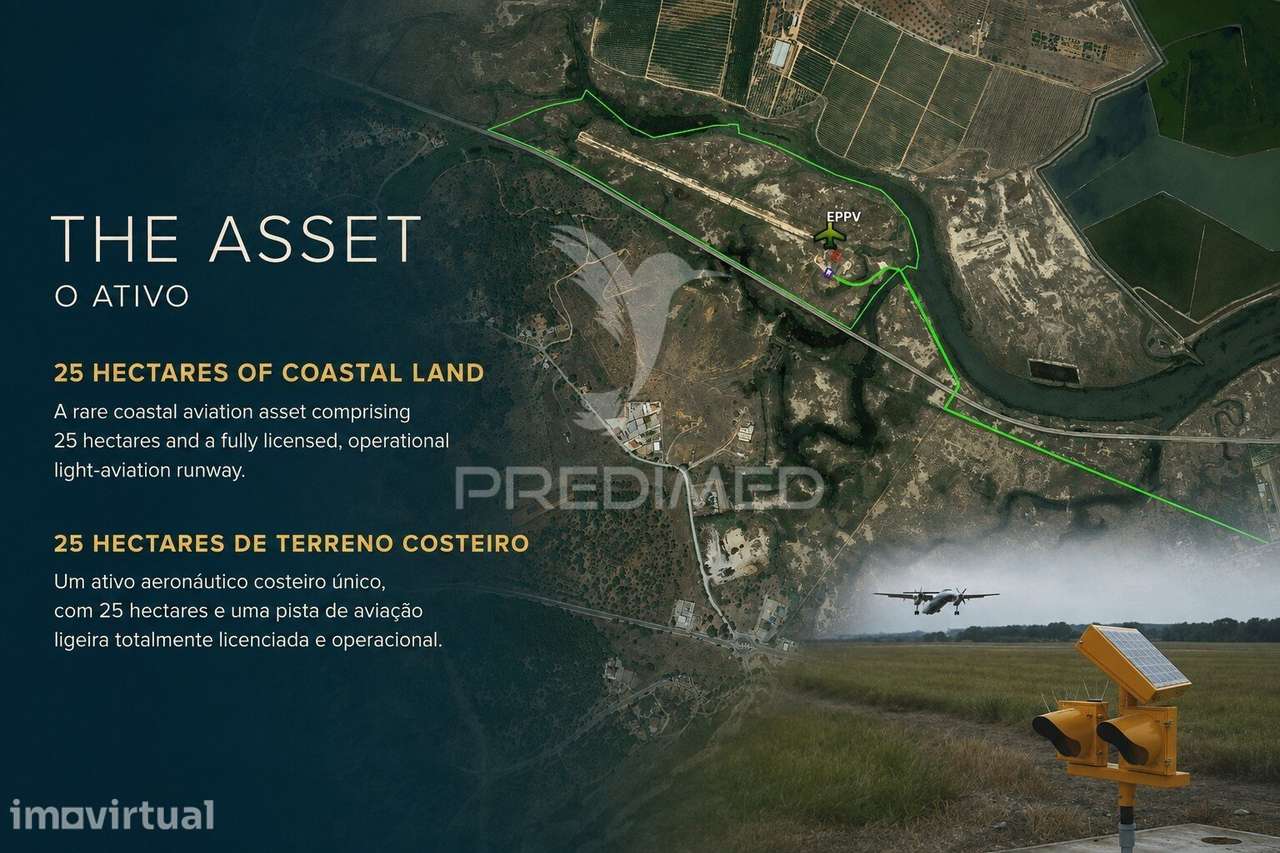 Terreno com mais de 25 Ha e a licença de Utilização para pista para... - Grande imagem: 4/15