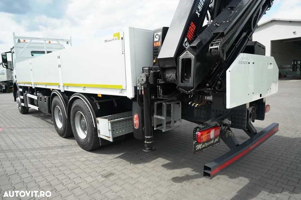 Mercedes-Benz AROCS 2636 / 6x4 / 7.6 M LIVRARE + HIAB 188 B-3 HDS / PODEA RESISTENTĂ / RADIOCOMANDĂ / ROTATOARE / EURO 6 - 15