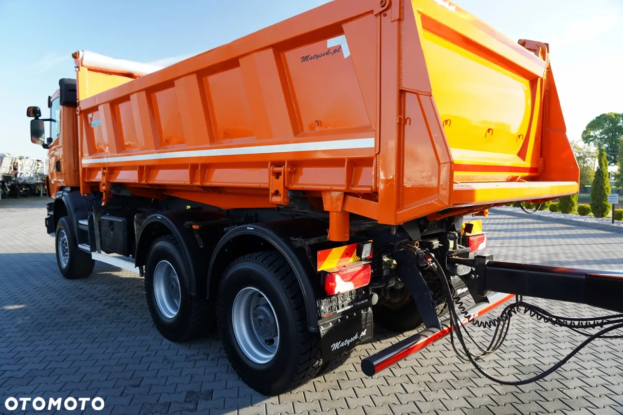 Scania G 440 / 6x6 / ZESTAW / WYWROTKA TRZY-STRONNA / 2X HYDROBURTA /PRZYCZEPA MEILLER / MANUAL - 17