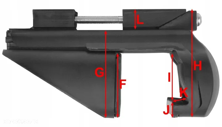 HOALTE Bagażnik dachowy na relingi na dach uniwersalny aluminiowy 120 cm - 5