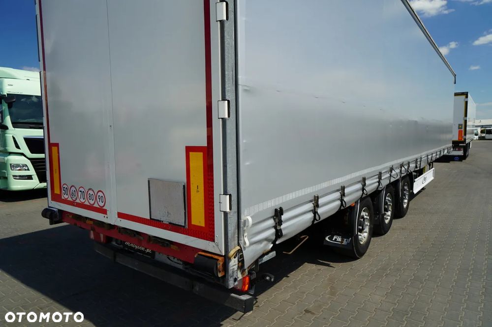 Fliegl FIRANKA MEGA / MULDA DO STALI - 7 M / DACH PODNOSZONY / LOW DECK - 8