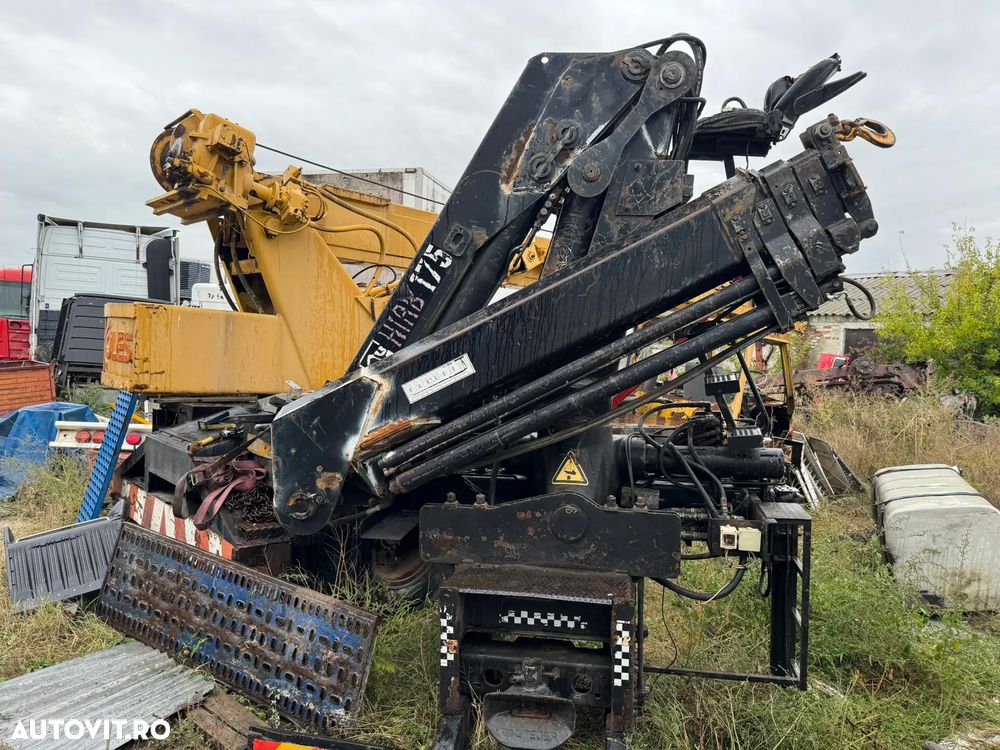 Macara hidraulică Hiab 175 - 6,5 TONE - 14 M : montabila pe camion - 1