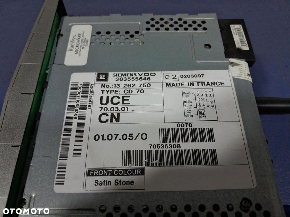 OPEL ASTRA H GTC RADIO I NAWIGACJA 13262750 - 6