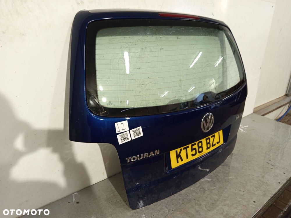+ KLAPA BAGAŻNIKA TYŁ TYLNA VW VOLKSWAGEN TOURAN LD5Q GRANAT GRANATOWA - 3