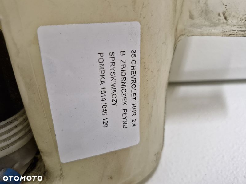 chevrolet hhr 2.4 b zbiorniczek płynu do spryskiwaczy pompka 15147046 - 3