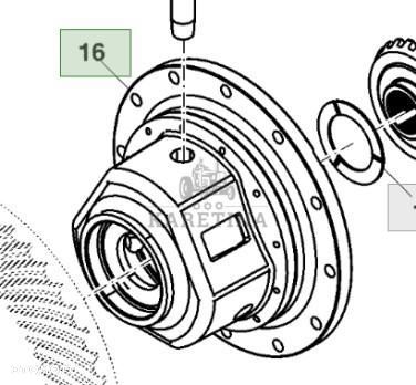 John Deere 8110 8210 8310 8410 Obudowa CZĘŚCI R109480 - 1