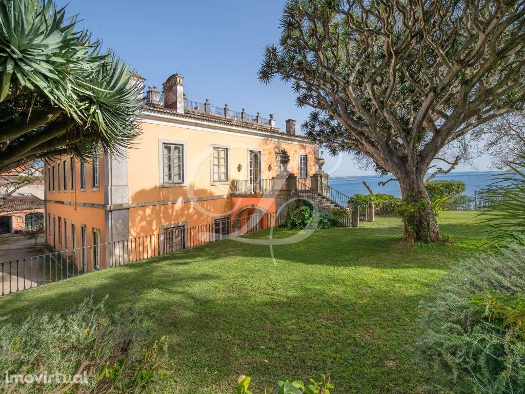 Palácio em primeira linha de mar vista frontal | Oeiras - Grande imagem: 3/45