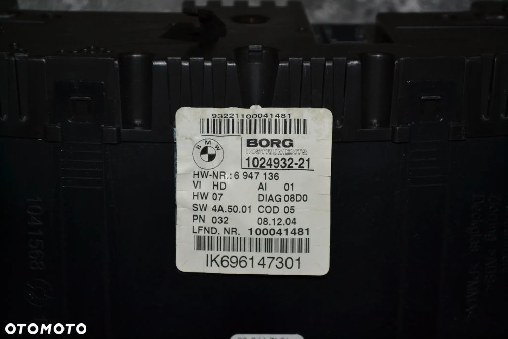 BMW E81 E87 LICZNIK ZEGAR BENZYNA 6947136 EUROPA - 3