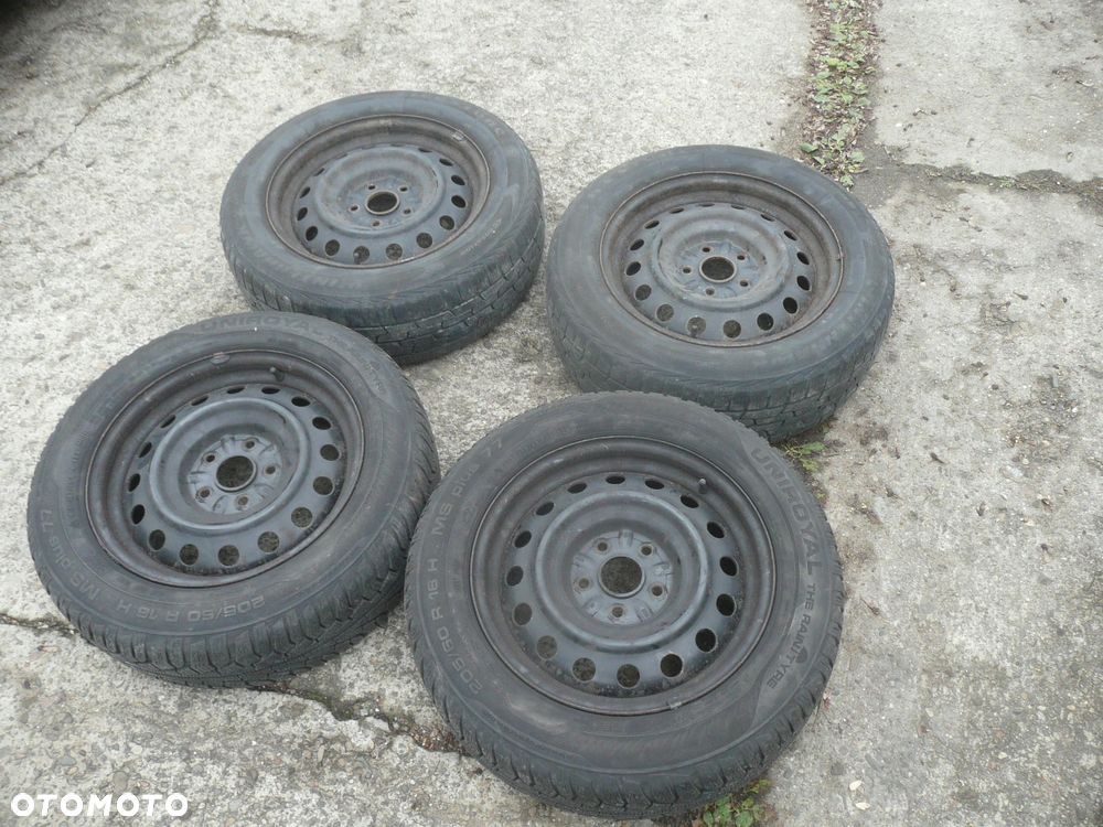 16” - UNIROYAL - 205/60 , r16 cali - ZIMOWE Opony MS PLUS 77- stan BDB - GWARANCJA + Możliwość MONTAŻU !! - 6