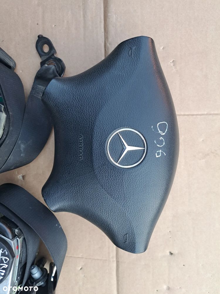 Mercedes sprinter w906 pas bezpieczeństwa lewy przód prawy przód poduszka powietrzna kierowcy airbag - 2