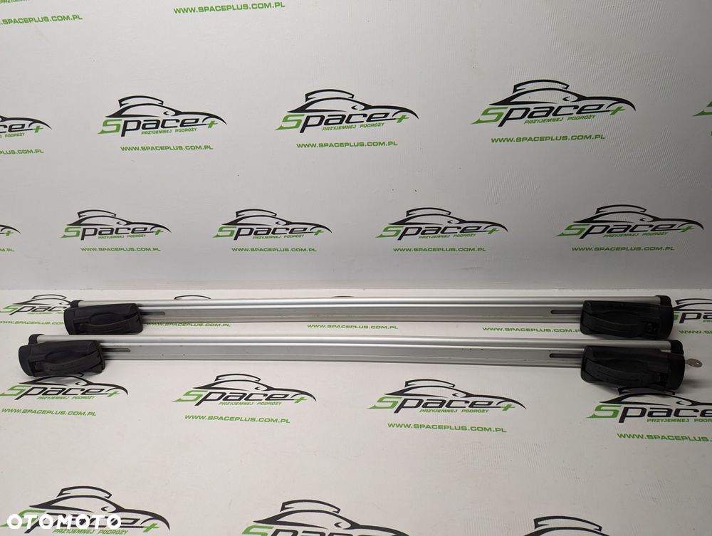 Bagażnik dachowy bazowy na otwarte relingi Thule 775 aerobar 120cm z napisem Renault. - 4