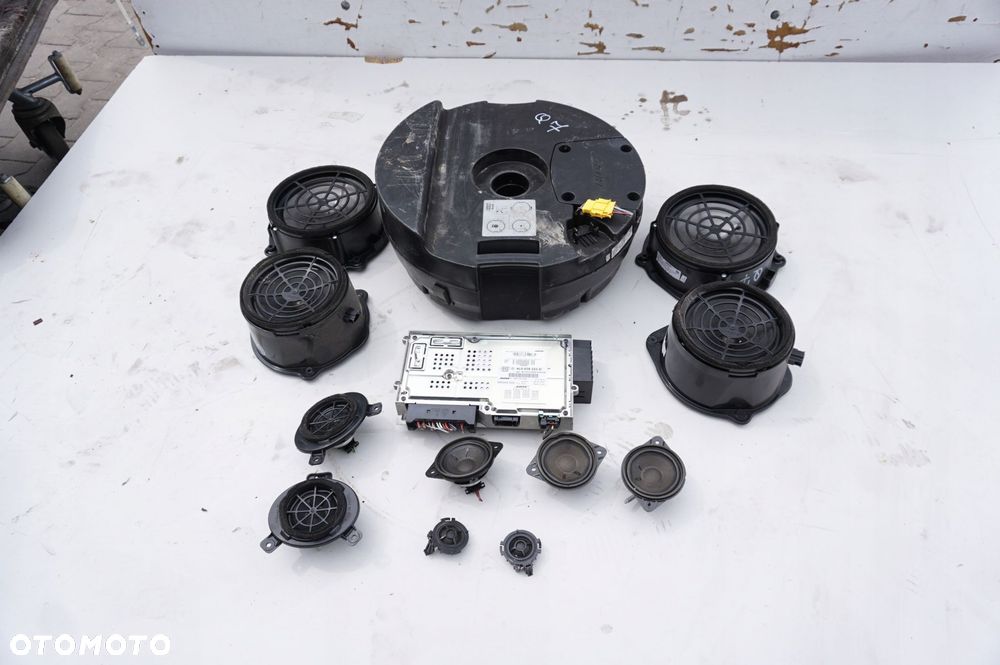 GŁOŚNIKI SUBUFER WZMACNIACZ BOSE 4L0035223D AUDI Q7 4L - 1