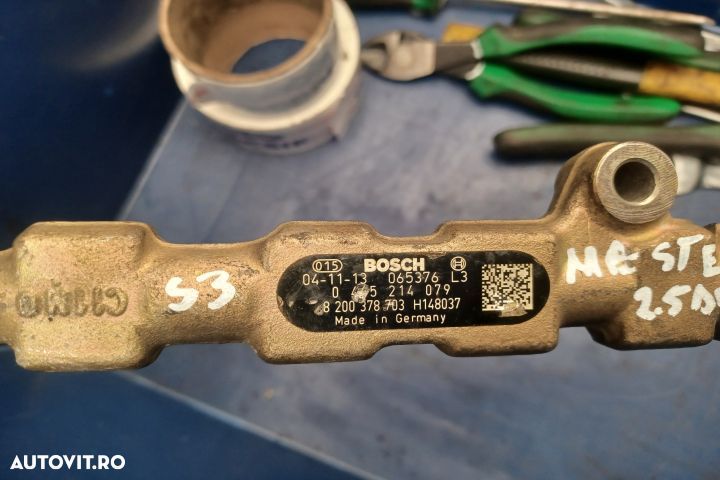 Rampa injectoare 0445214079 8200378703 2.5 DCI MX1253 Renault Master - 4