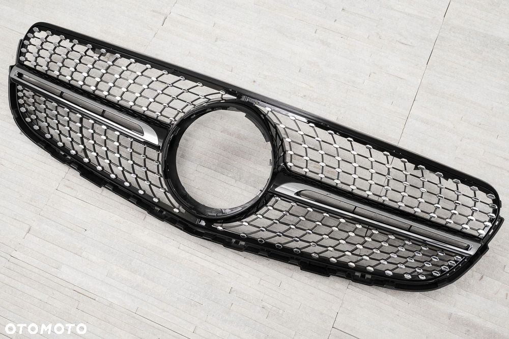 grill diamond czarny mercedes glc x253 2015-19 - 7