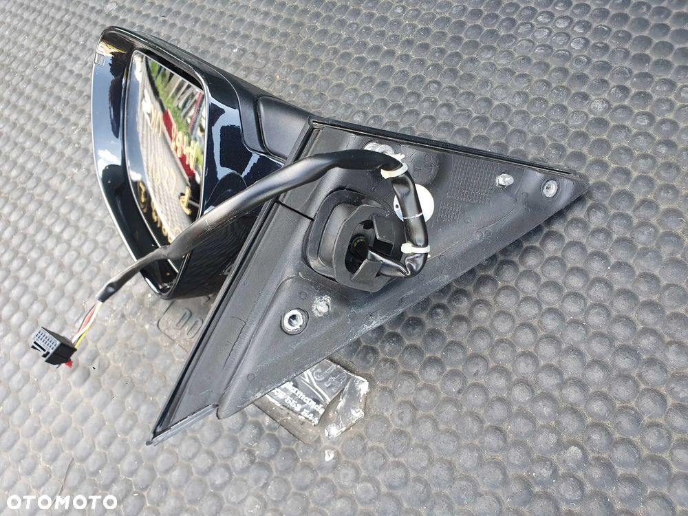 Lusterko Zewnetrzne Prawe LZ9Y 6 pin Czarne UK Angielskie AUDI A4 B8 - 14