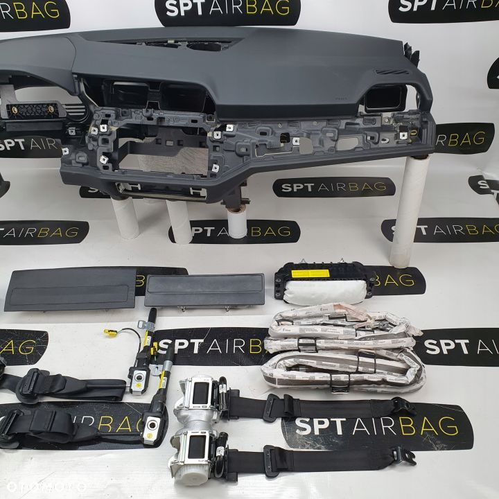 AUDI Q3 83A USA DESKA ROZDZIELCZA KONSOLA KOKPIT PULPIT PODUSZKI AIRBAG AIR BAG PASY KIT SET - 3