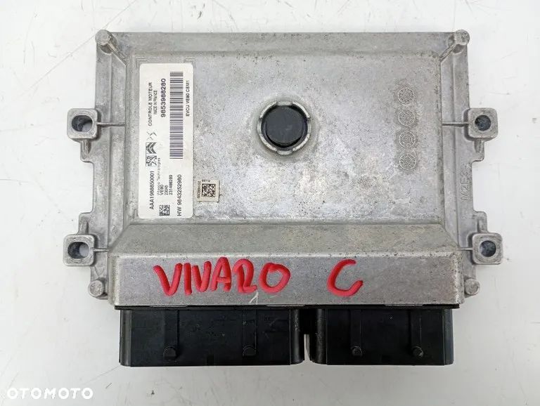 sterownik silnika komputer scudo iii jumpy e-traveller expert iii vivaro-e c 2023r 9853988280 - 1
