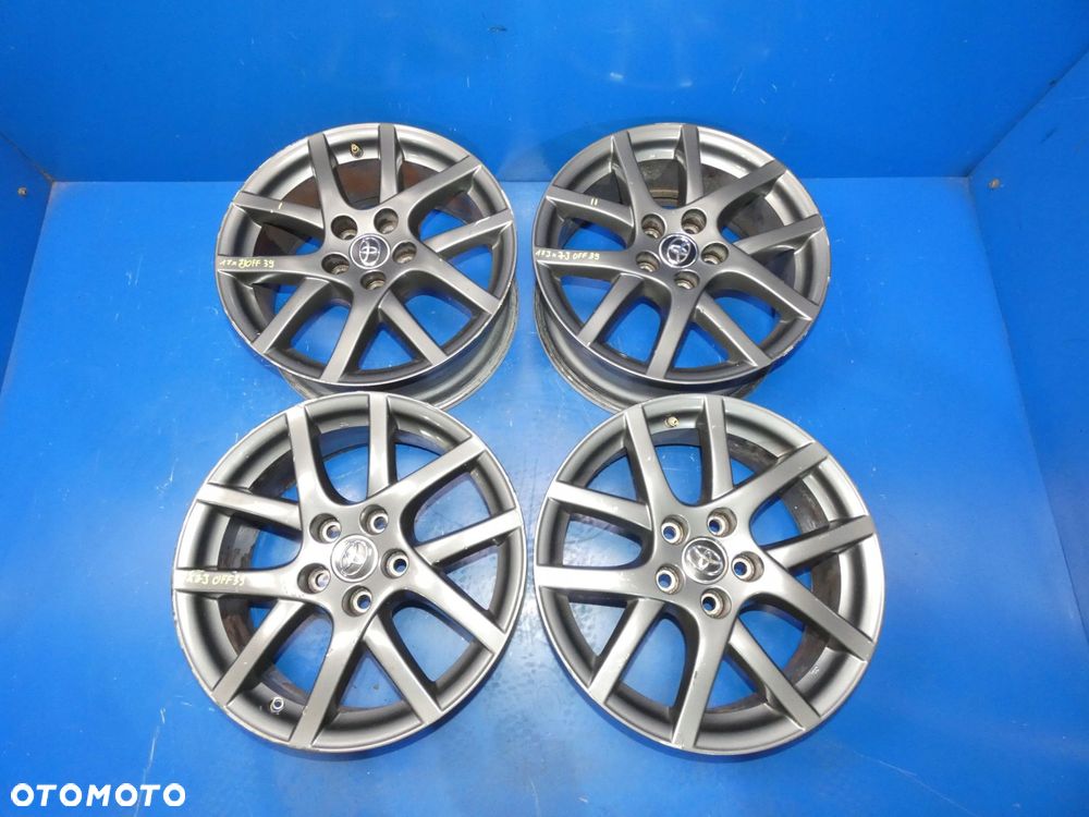 TOYOTA VERSO AVENSIS FELGI ALUMINIOWE 17'' R17 5X114.3 KOMPLET - 1