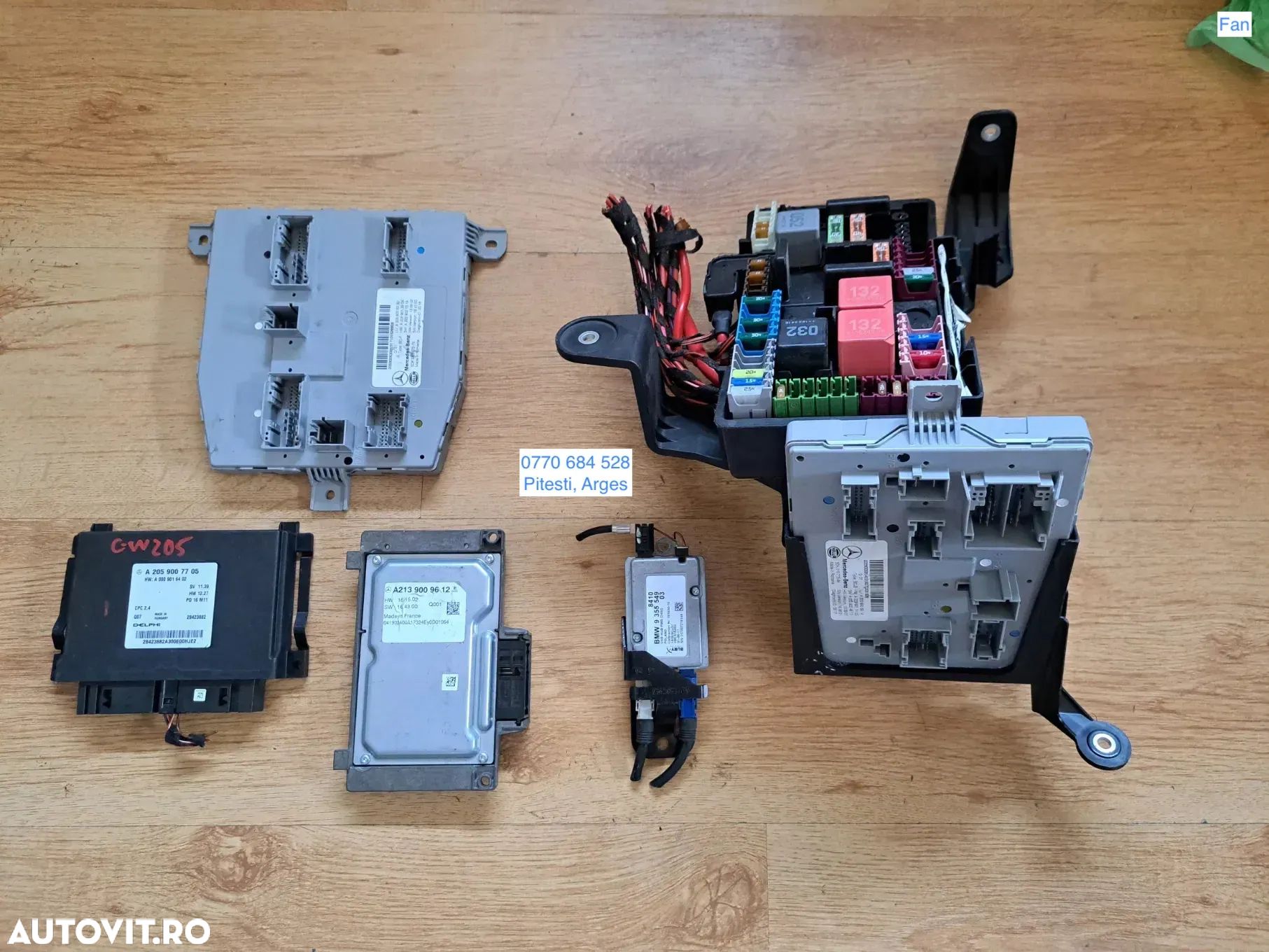 Calculator confort modul pilot automat SAM modul cutie de viteze delphi mercedes diesel w204 w205 s205 c205 w212 w222 GLC w253 x253 GLK x204 - 1
