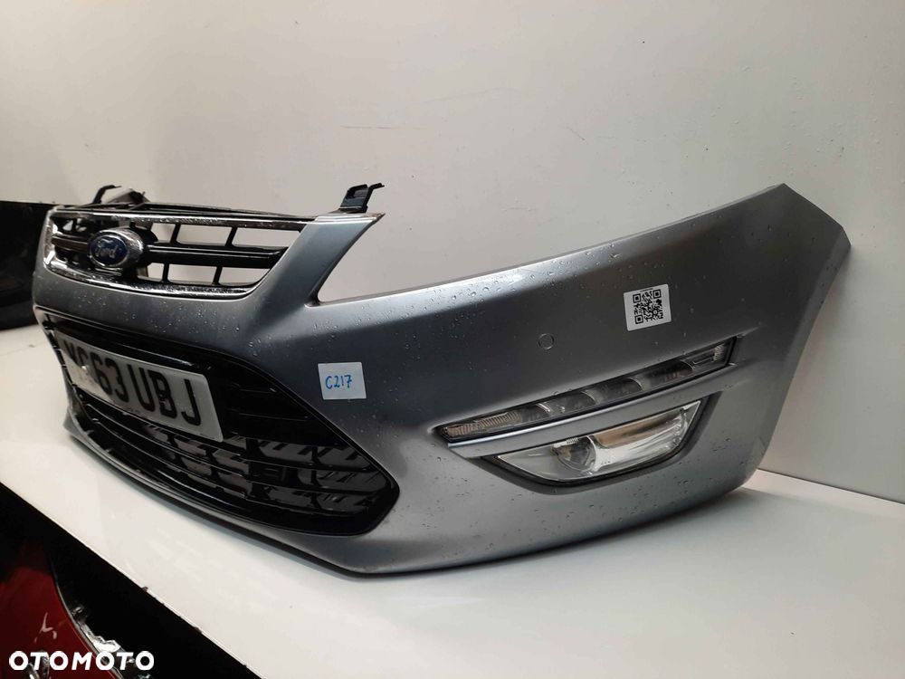^ ZDERZAK PRZÓD PRZEDNI FORD MONDEO MK.4 4 IV LIFT FL SZARY PDC CZUJNIKI LED DRL HALOGENY - 3
