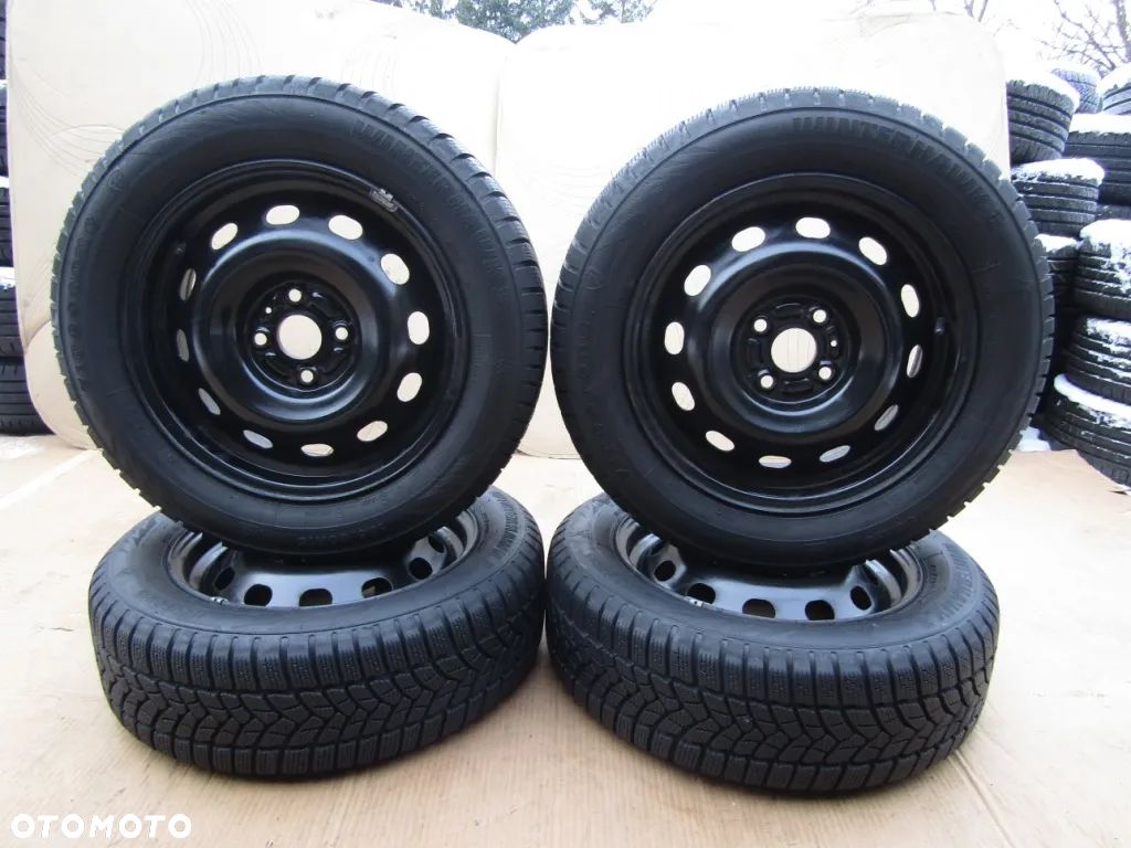 4x Felgi Koła 15 Suzuki Splash Opel Agila B II 5.5j 4x100 ET50 Opony Zimowe - 1