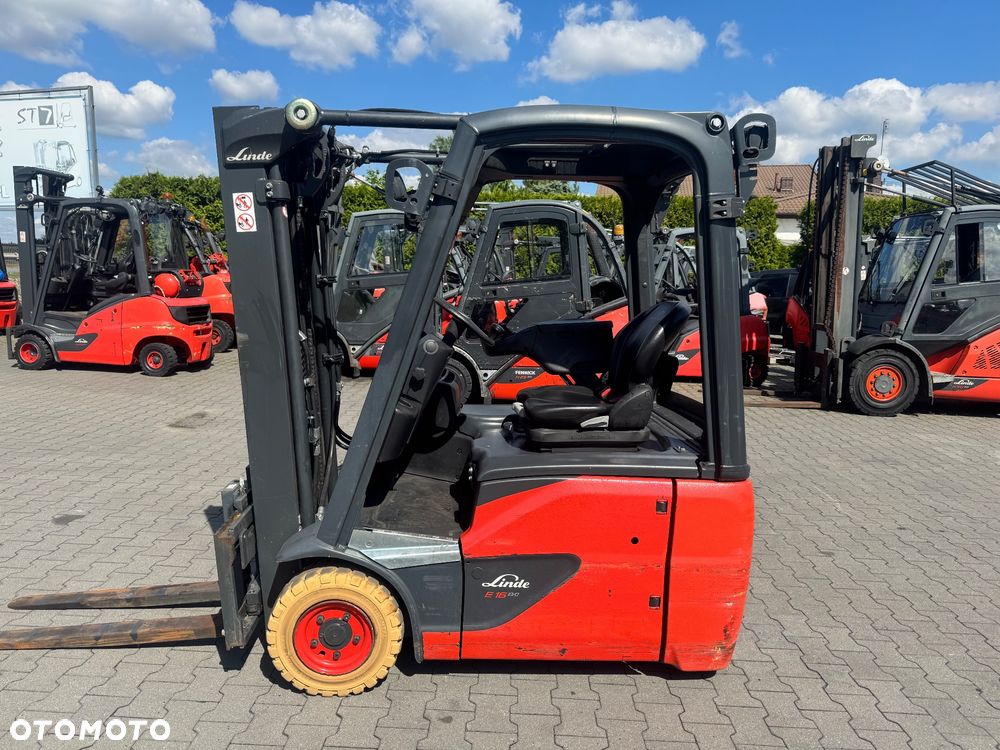 Linde Linde E16 Evo tylko 2790 mth 2020 triplex wolny skok h20 h18 toyot - 1