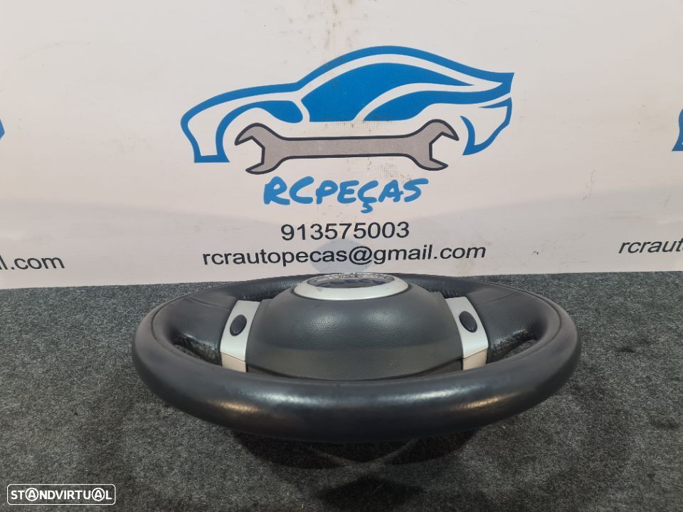 VOLANTE GUIADOR COMPLETO MINI PELE COMANDOS MULTIFUNÇÕES AIRBAG 67920610 32330146479 MINI COOPER ONE R50 R53 - 5