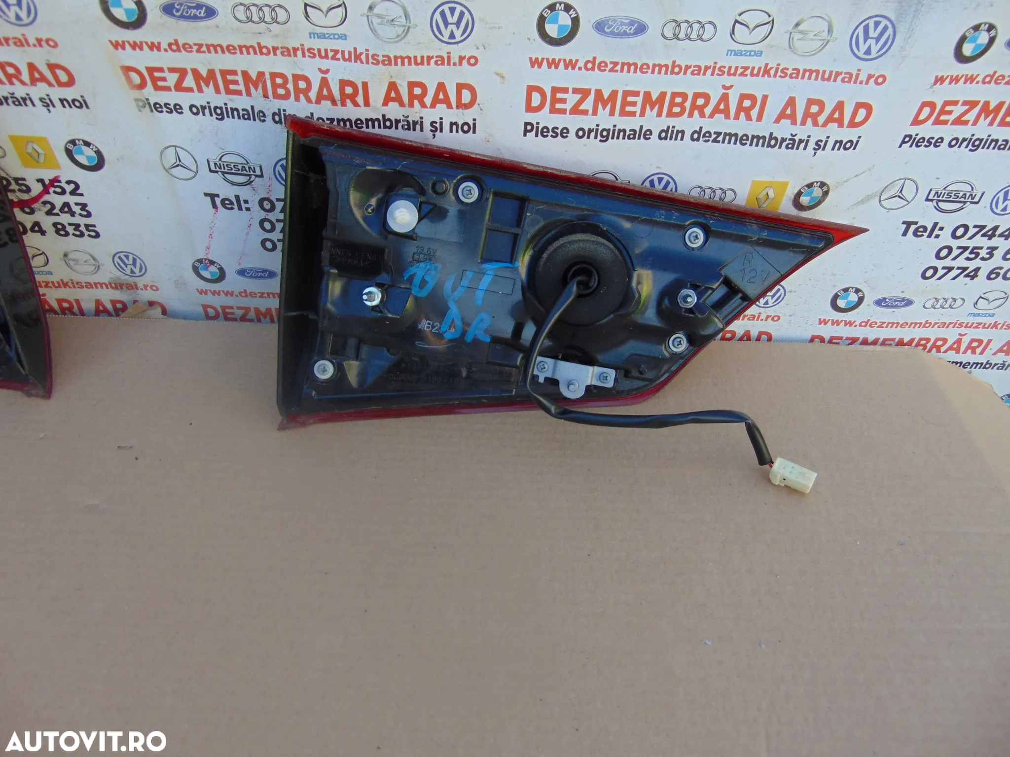 Stop haion Mitsubishi Outlander 3 facelift 2016-2021 stopuri stanga dreapta tripla spate lampa - 2