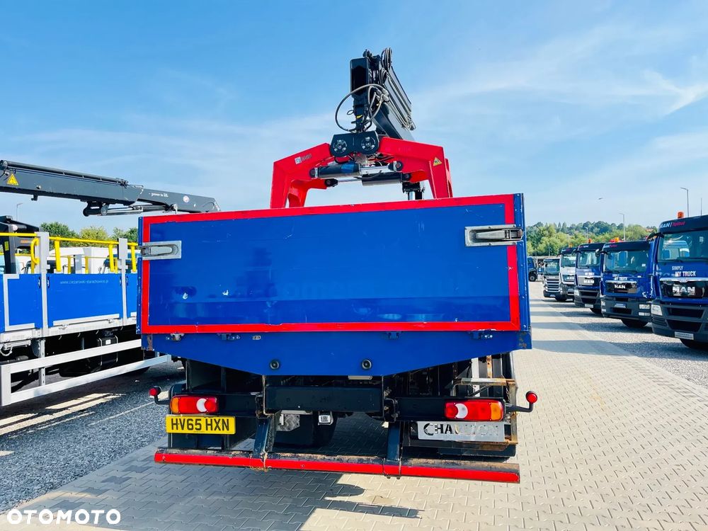 DAF CF LF 18.250 Euro 6 skrzyniowy + HDS HIAB 122 // 4x2 // manual // klima // resor // Anglik !!! // kran Krane żuraw dzwig - 11