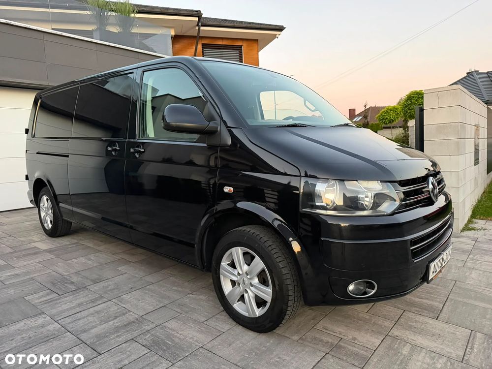 Volkswagen TRANSPORTER T5 L2H1 LIFT Długi Klima Elektryka Navi Tempomat Furgon 3os. 2xPdc Hak - 3