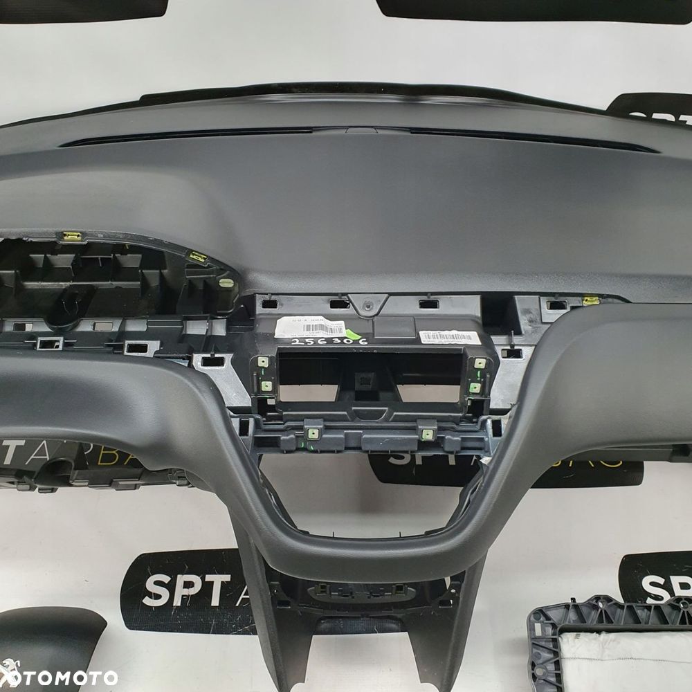 PEUGEOT 208 2008 DESKA ROZDZIELCZA KONSOLA KOKPIT PULPIT PODUSZKI AIRBAG AIR BAG PASY KIT SET - 3