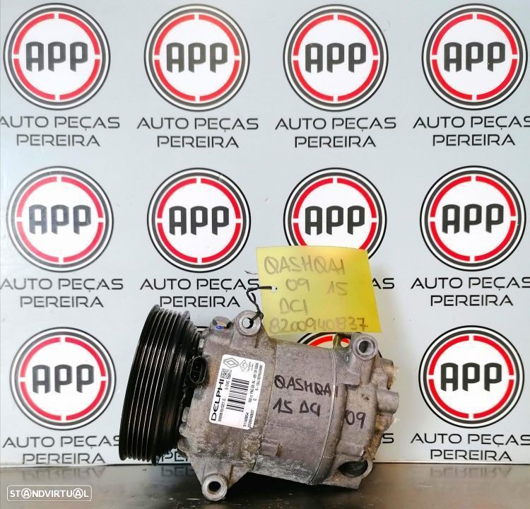 Compressores Ar Condicionado Nissan Qashqai 1.5 DCI de 2009 referência 8200940837, 2011 referência 926009865R. - 2