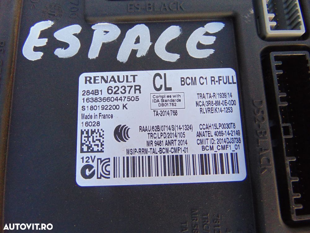Kit pornire Renault espace 5 motor 1.6 biturbo cutie automata ecu modul - 7