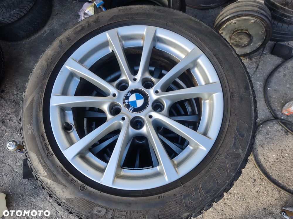 5x120 Felgi Aluminiowe Alufelgi Oryginalne 16 Koła Zimowe Zima BMW 3 SERIA E90 E91 3 E36 E46 F30 F31 Z3 1 E81 E87 E88 F20 F21 5mm Legnica ALU-RAD 205/55 STYLING WZÓR 390 - 1