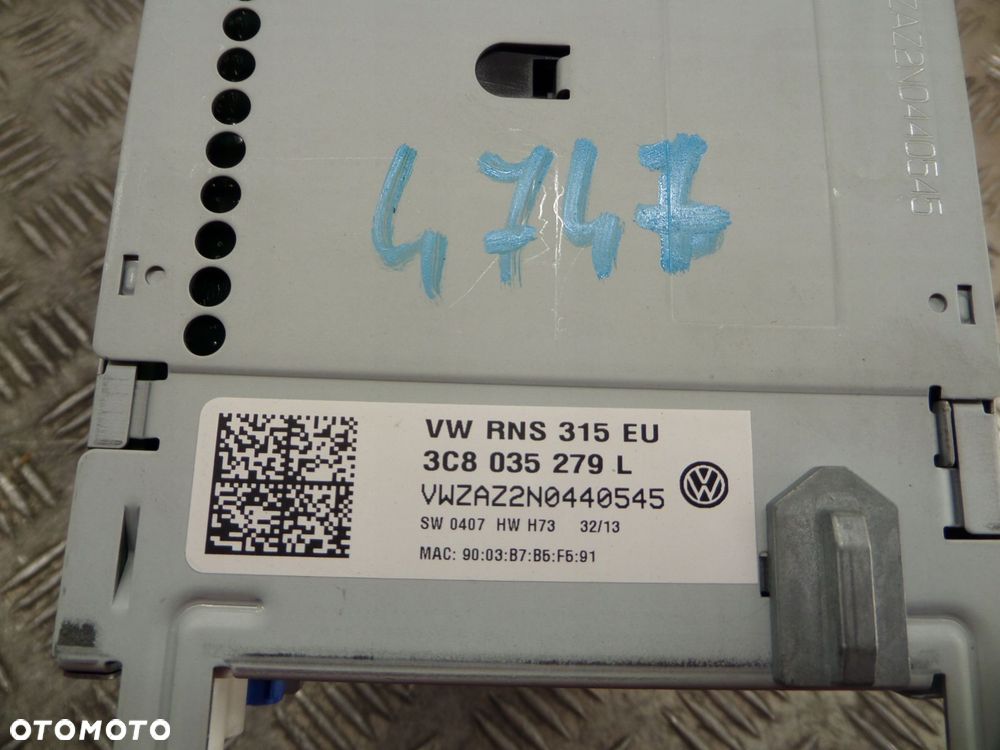 vw amarok passat eos radio nawigacja 3c8035279l - 5