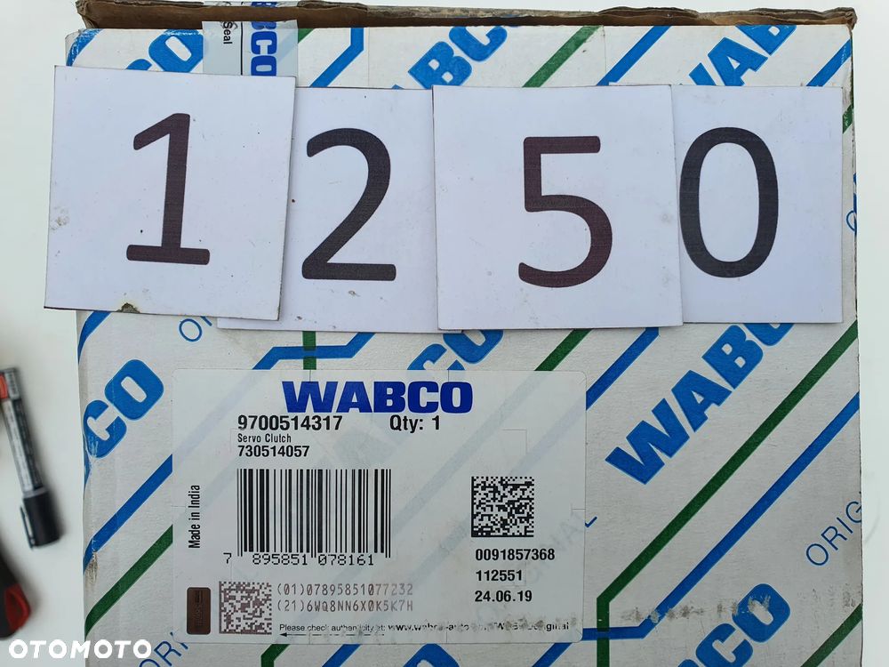 Siłownik sprzęgła, wysprzęglik WABCO 9700514317, Mercedes - 4
