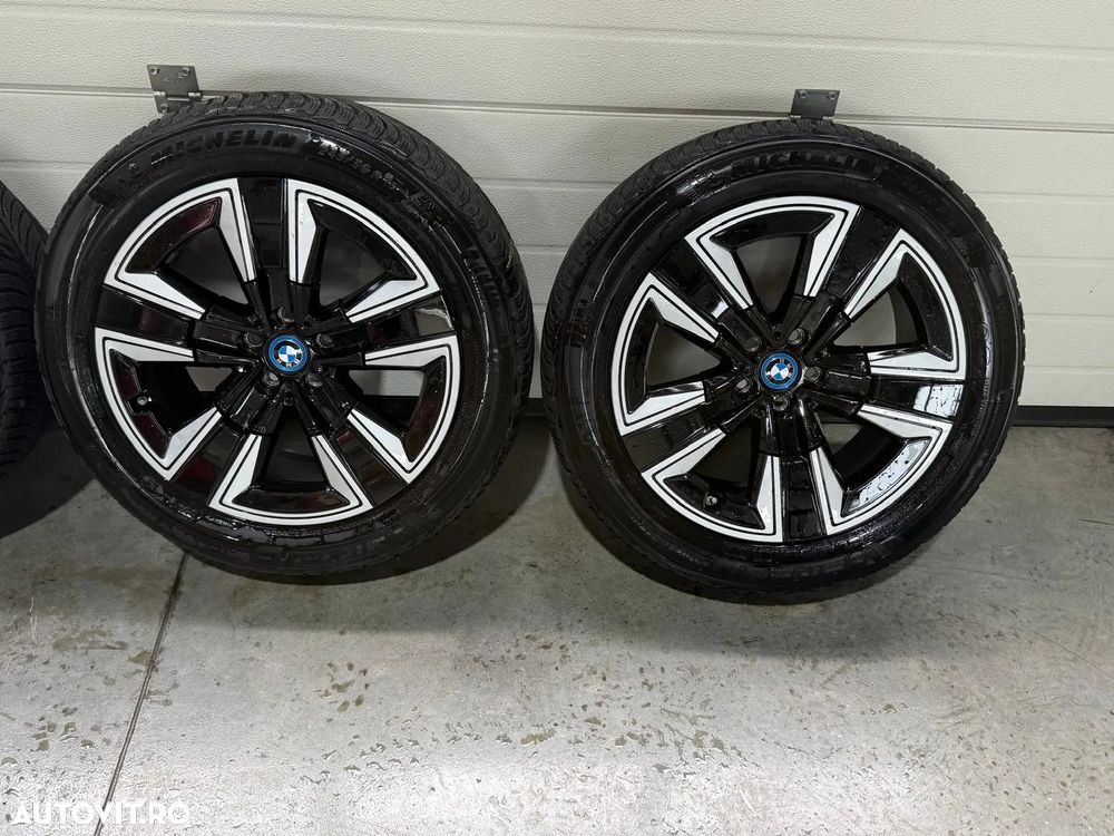 Jante Bmw X3, iX3, X4 , originale, 19 inch cu anvelope iarna Michelin ca noi - 2