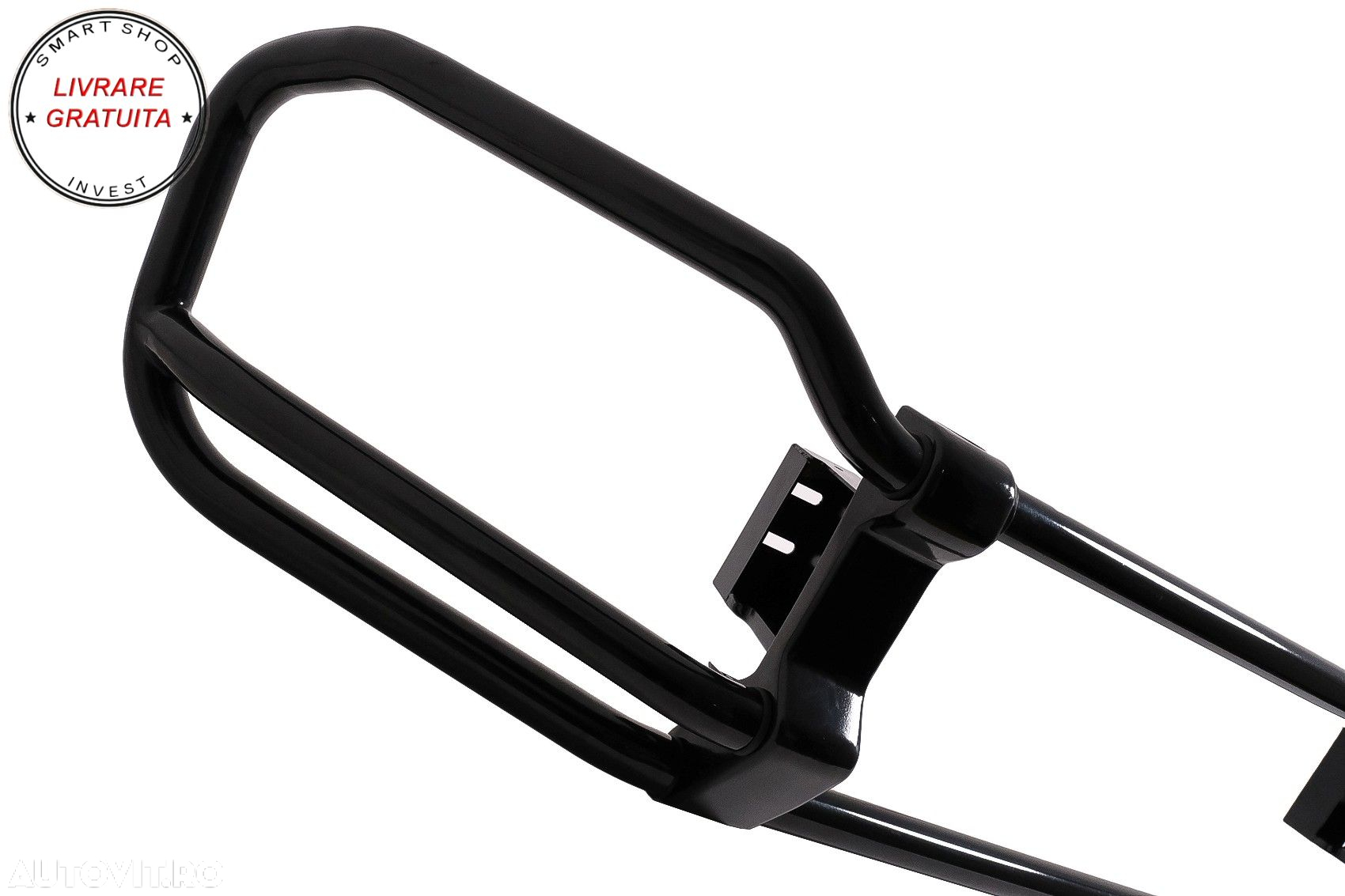 BullBar Bare Protectie Mercedes G-Class Facelift W463 W464 G63 (2018-) Negru Lucio- livrare gratuita - 4