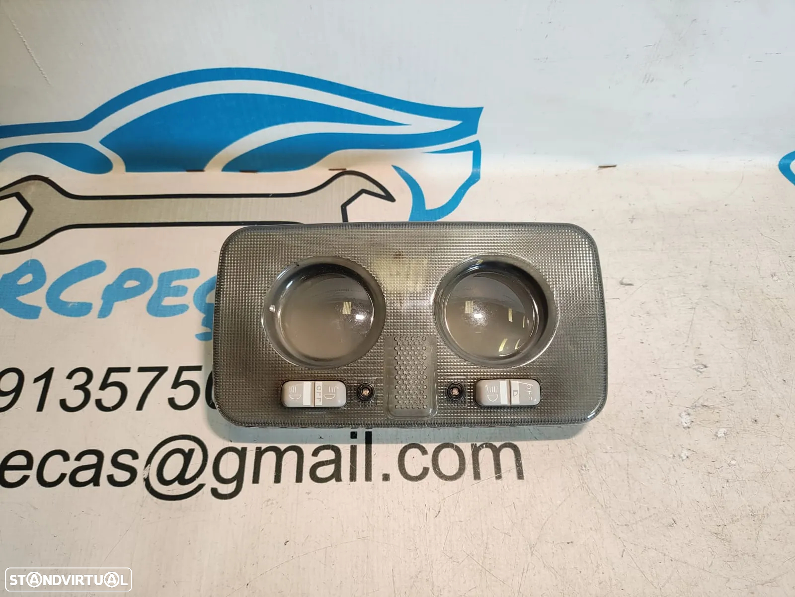 LUZ LUZES INTERIOR PLAFONIER TETO TEJADILHO FRENTE FRONTAL CENTRAL ALFA ROMEO MITO 955 1560808840 735244963 - 3