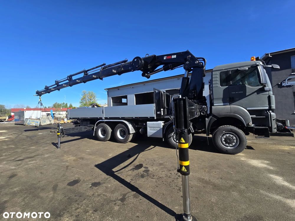 MAN 41.500 8x8 HDS HIAB 800 + FLY JIB Energetyka żuraw dźwig