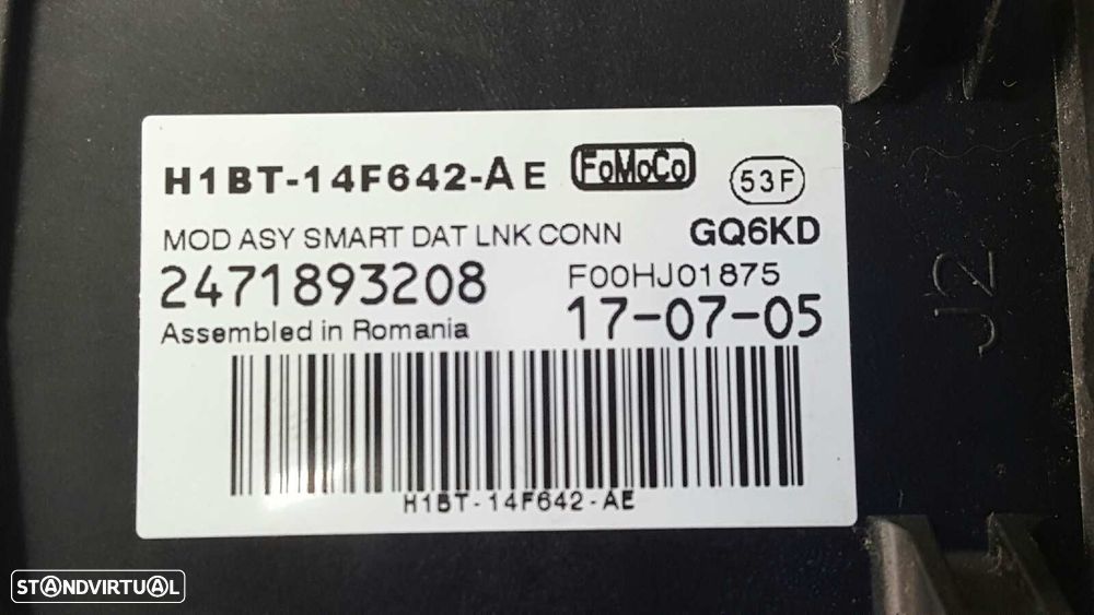 CENTRALINA/BOMBA FECHO CENTRAL FORD FIESTA (CE1) TITANIUM - 2