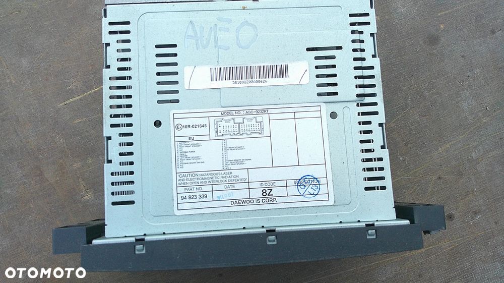 CHEVROLET AVEO T255 RADIO ORYGINALNE - 2