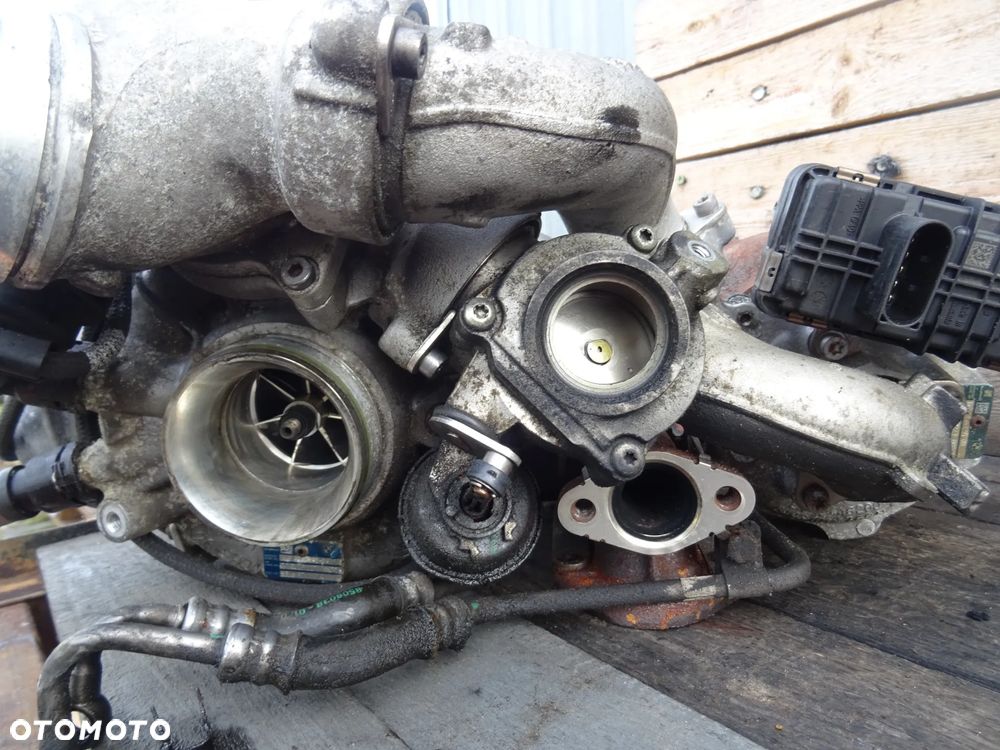 KOMPLETNE TURBO TURBOSPRĘŻARKA BMW 3.0D N57 313KM DIESEL 8510943 8508099 - 13