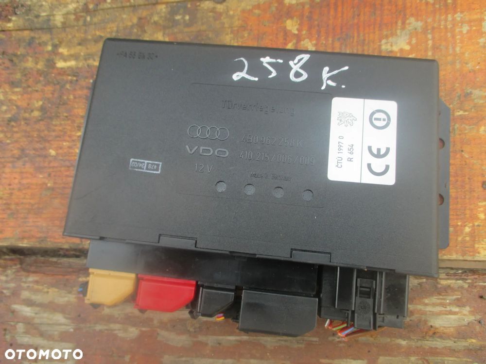 Moduł komfortu AUDI A6 C5 4B0962258K - 1