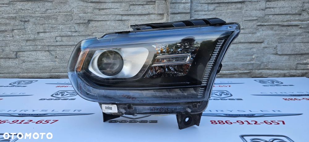 Dodge Durango III LIFT 2017-2020 Kompletny reflektor prawy Lampa prawa 68423852AD P68423852AD Xenon LED CZARNY ŚRODEK RT GT - 2